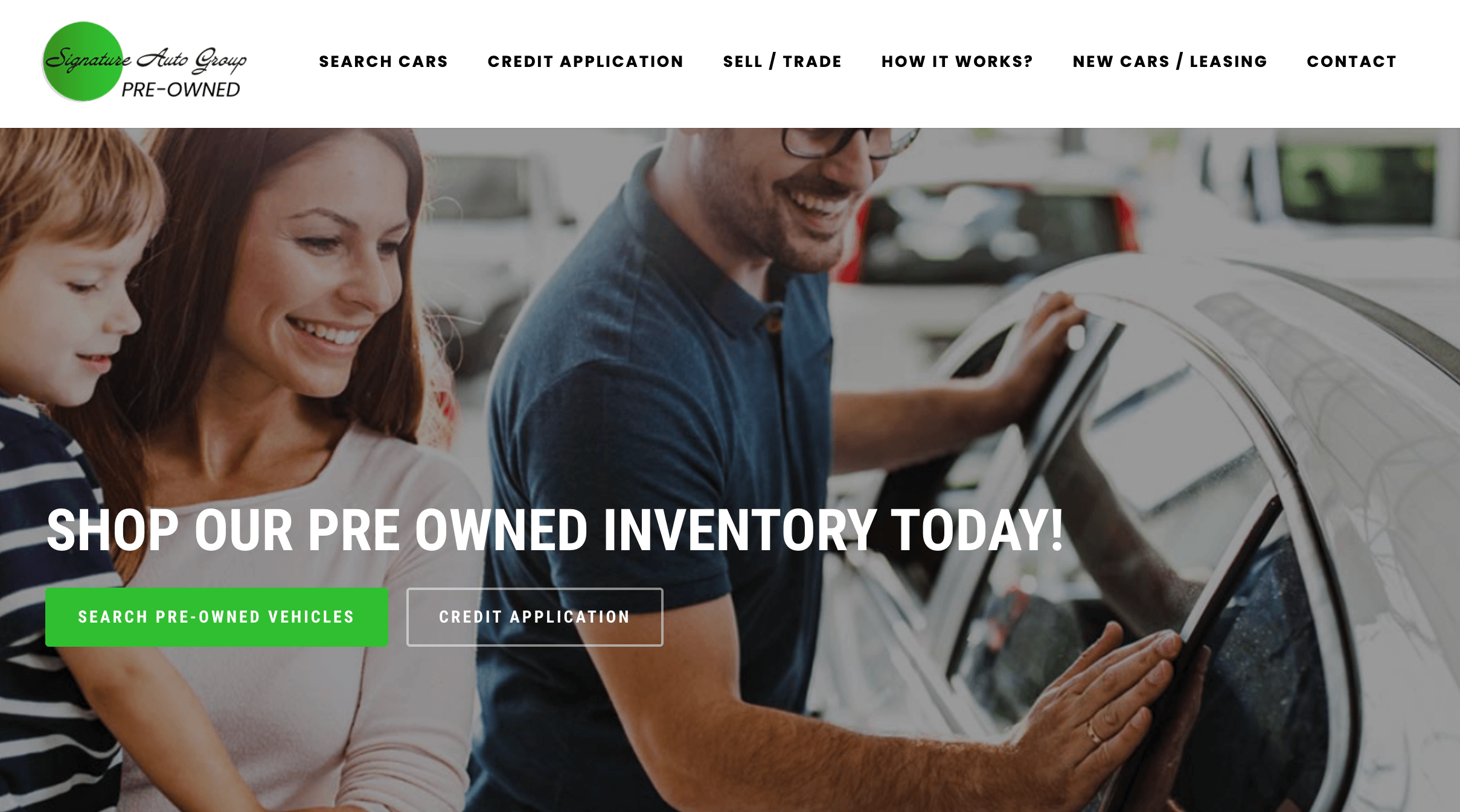 Signature Auto Group Launches A Fully Online Pre-Owned Car Shopping Website